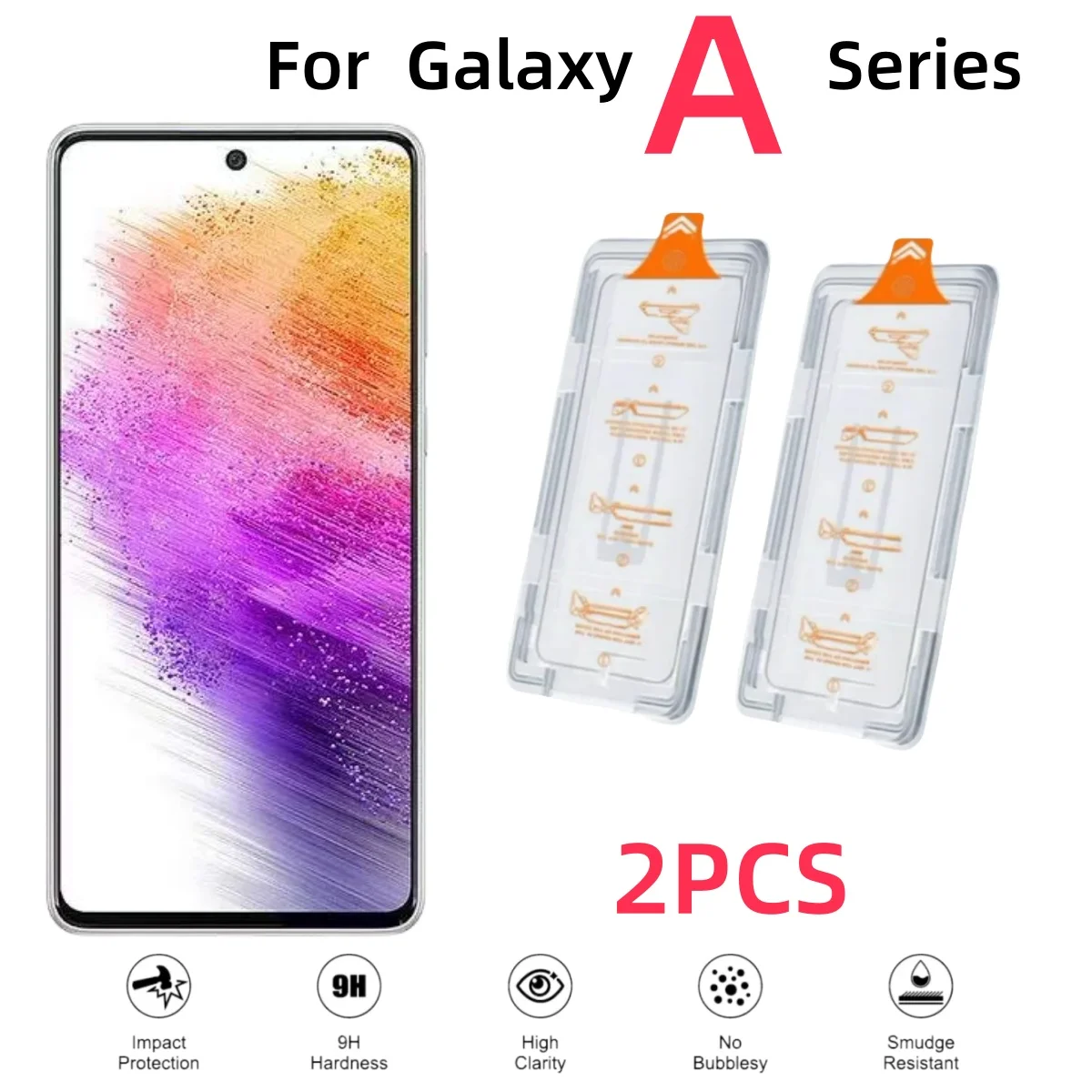 2 Pack HD Tempered Glass Screen Protector for Samsung Galaxy A Series A72 A71 A56 A55 A54 A53 A51 A36 A35
2 Pack HD Tempered Glass Screen Protector for Samsung Galaxy A Series A72 A71 A56 A55 A54 A53 A51 A36 A35
