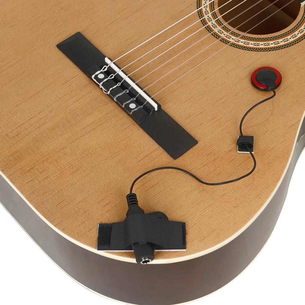 Acoustic Pickup for Guitar Ukulele Violin No Drill Installation Piezo Pickup Clip on Soundhole Transducer for Live Performance
Acoustic Pickup for Guitar Ukulele Violin No Drill Installation Piezo Pickup Clip on Soundhole Transducer for Live Performance