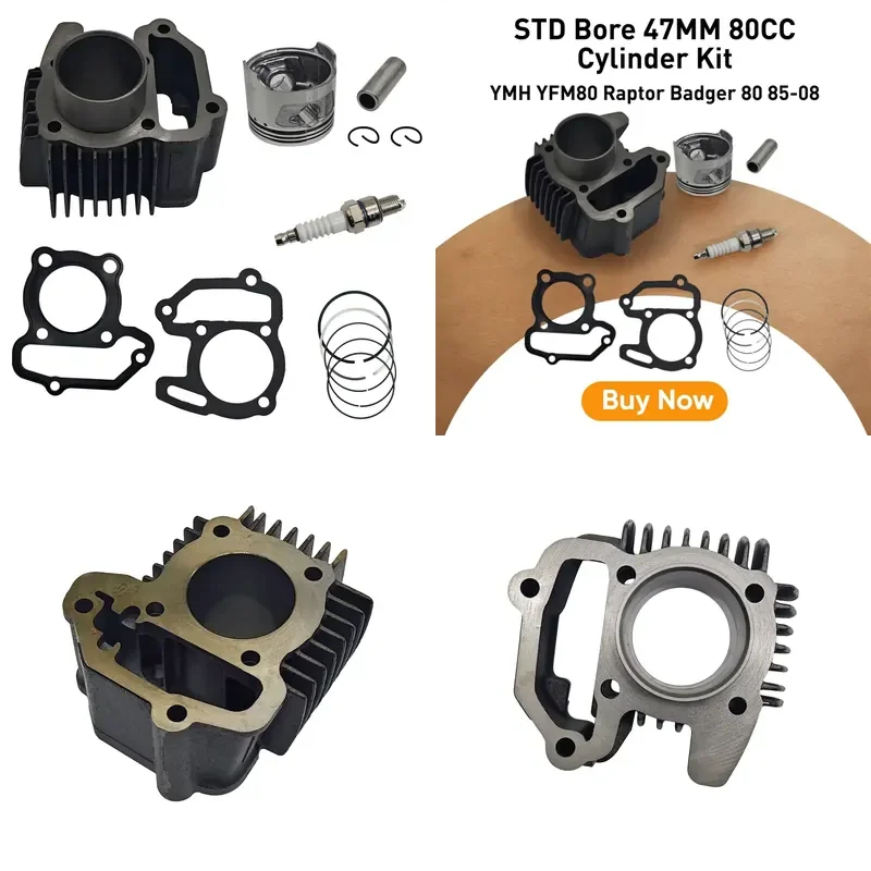 i 47mm Cylinder Piston Gasket End Rebuild Kit for Raptor 80 YFM80W YFM80R 2002-2008 OE 22K-11311-02-00 ATV UTV
i 47mm Cylinder Piston Gasket End Rebuild Kit for Raptor 80 YFM80W YFM80R 2002-2008 OE 22K-11311-02-00 ATV UTV