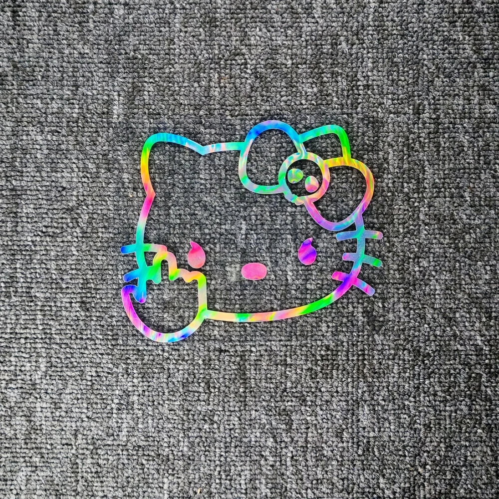 Забавная средняя фигура Hello Kitty, милые наклейки для окна, лобового стекла, крышка топливного бака, зеркала заднего вида, автотюнинг мотоцикла
Забавная средняя фигура Hello Kitty, милые наклейки для окна, лобового стекла, крышка топливного бака, зеркала заднего вида, автотюнинг мотоцикла