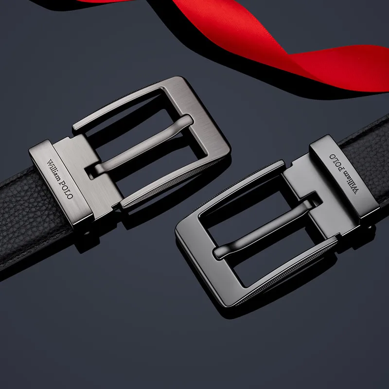 Men's belt needle buckle belt real cowhide simple fashion business casual belt New Year gift
Men's belt needle buckle belt real cowhide simple fashion business casual belt New Year gift