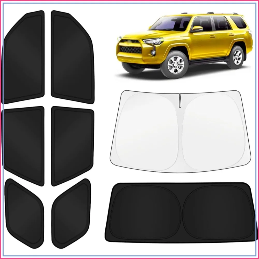 Car Window Shades for Toyota 4Runner 2010-2024, 8-Piece Full Set, UV Block, Privacy Protection, Blackout
Car Window Shades for Toyota 4Runner 2010-2024, 8-Piece Full Set, UV Block, Privacy Protection, Blackout