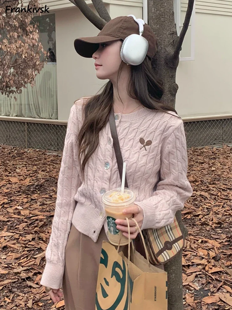 Twist Cardigan Women Korean Preppy Style All-match Fashion Simple Autumn Knitting Youthful Popular Aesthetic College Hipster New
Twist Cardigan Women Korean Preppy Style All-match Fashion Simple Autumn Knitting Youthful Popular Aesthetic College Hipster New