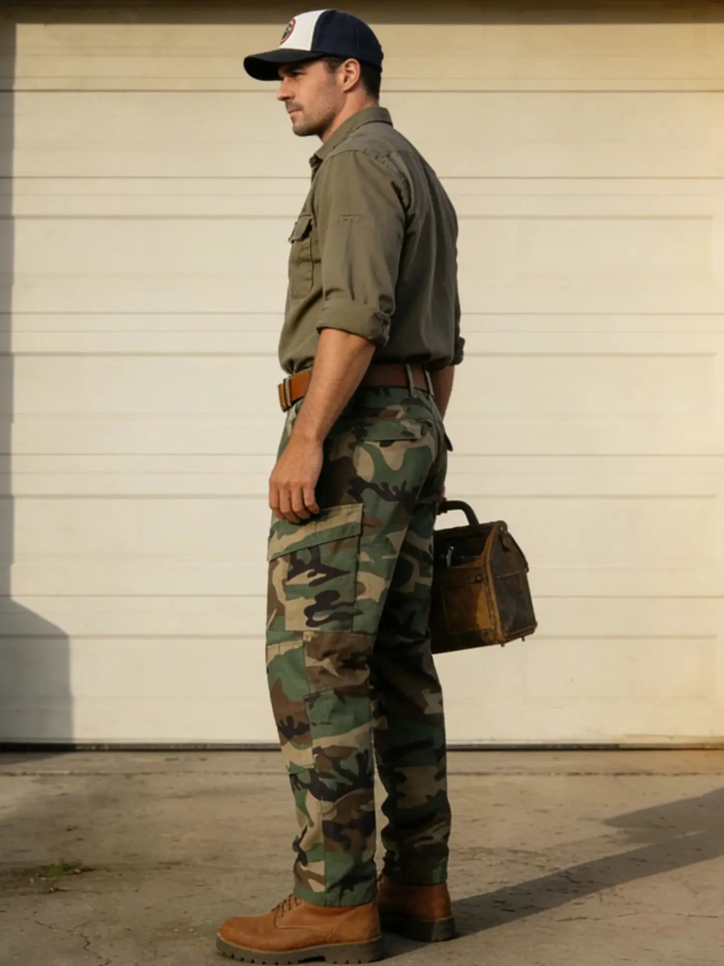 Ribstop Khaki Cargo Pants Adult
Ribstop Khaki Cargo Pants Adult