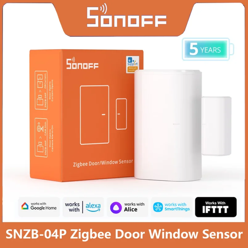 SONOFF SNZB-04P Sonoff Zigbee Door Sensor SNZB 04P Local Smart Scene Linkage Tamper Alert Home Security Work with Alexa Google
SONOFF SNZB-04P Sonoff Zigbee Door Sensor SNZB 04P Local Smart Scene Linkage Tamper Alert Home Security Work with Alexa Google