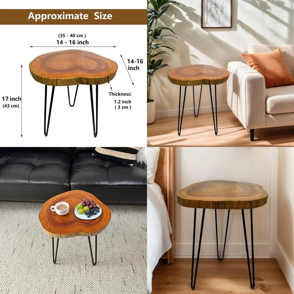 Mid-Size Natural Edge Wood Side Table, 16x14x17, Unique Living/Bedroom Decor
Mid-Size Natural Edge Wood Side Table, 16x14x17, Unique Living/Bedroom Decor