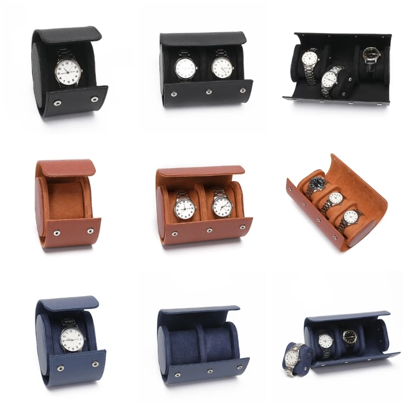 Watch Box for Men Women Watch Roll Case 3Slot Leather Watch Organizers PU Material Vintage Display Jewelry Storage
Watch Box for Men Women Watch Roll Case 3Slot Leather Watch Organizers PU Material Vintage Display Jewelry Storage