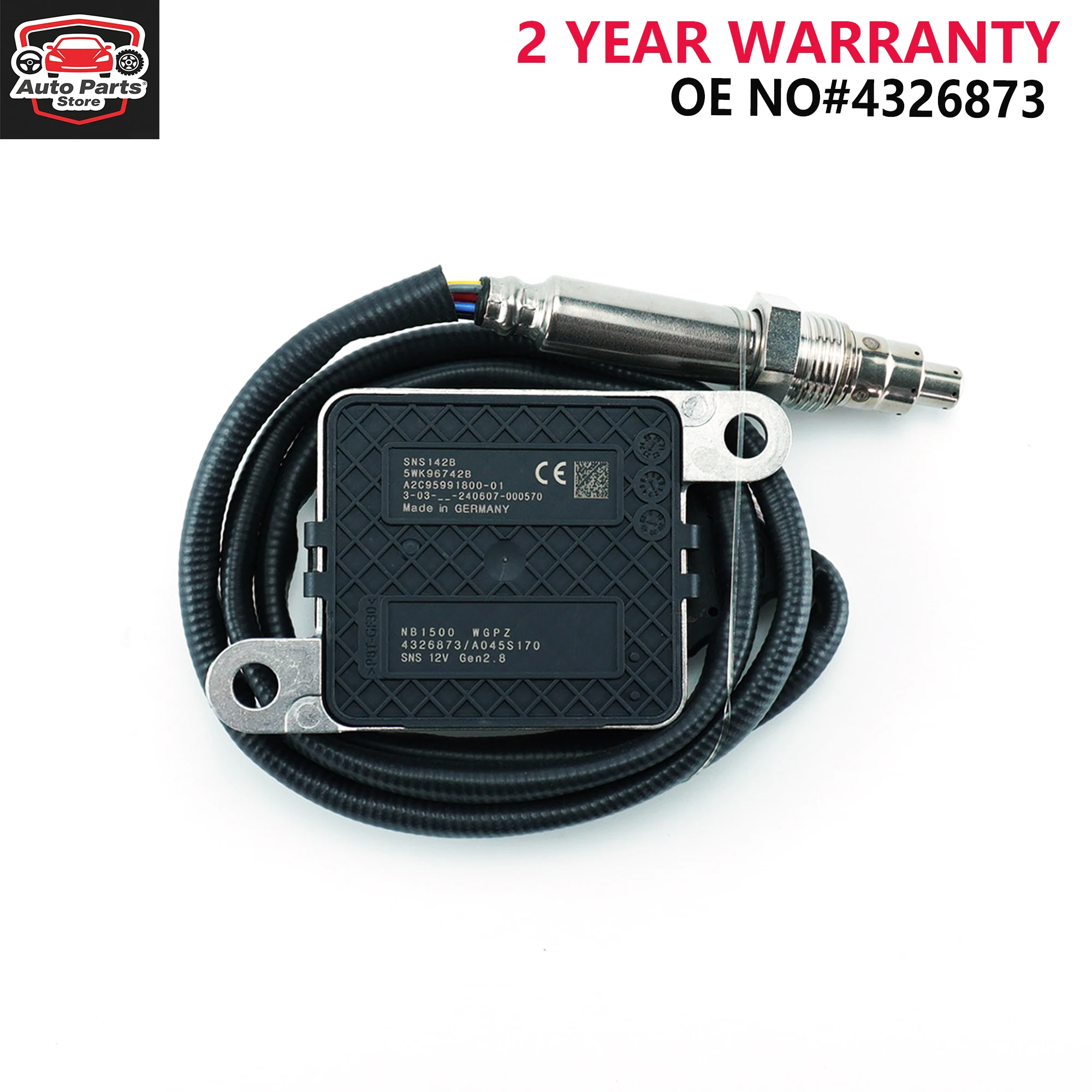 4326873 5WK9 6742B 5WK96742B 5WK96742A New Nitrogen Oxide Sensor For 2013-18 Dodge Ram 6.7L Diesel For Cummins ISB
4326873 5WK9 6742B 5WK96742B 5WK96742A New Nitrogen Oxide Sensor For 2013-18 Dodge Ram 6.7L Diesel For Cummins ISB
