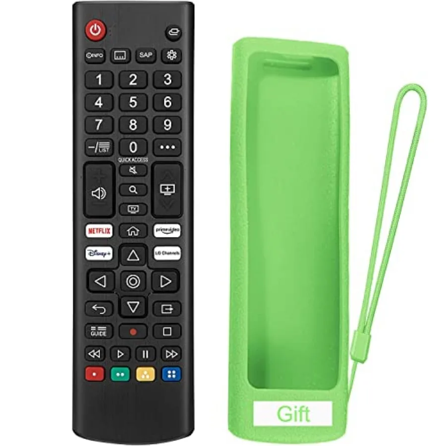 Universal TV Remote Control for LG TV + Night Glow Remote Case, Replacement for LG Remote Control Compatible with All LG Smart
Universal TV Remote Control for LG TV + Night Glow Remote Case, Replacement for LG Remote Control Compatible with All LG Smart