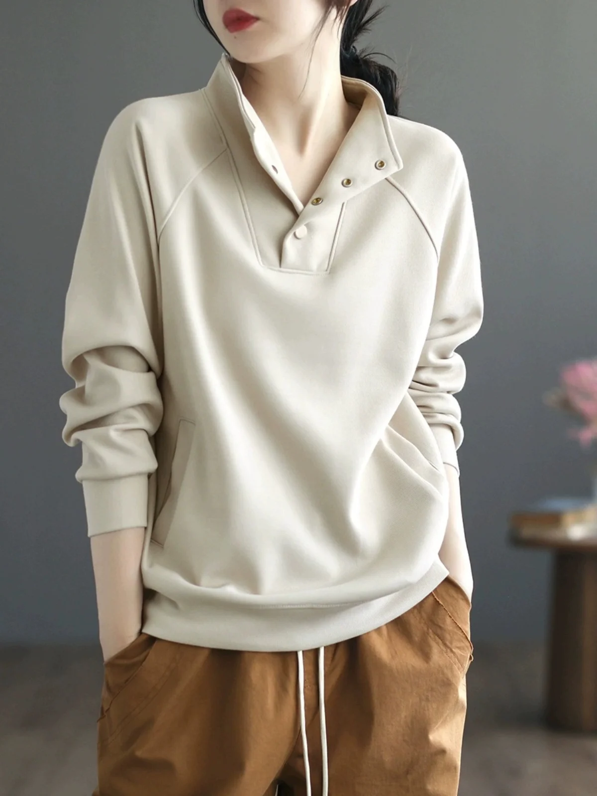 Корейский японский бренд Fce Lined Ne Sweatirt больших размеров, женская одежда, закрывающий живот, верхний дизайн Sensibili
Корейский японский бренд Fce Lined Ne Sweatirt больших размеров, женская одежда, закрывающий живот, верхний дизайн Sensibili