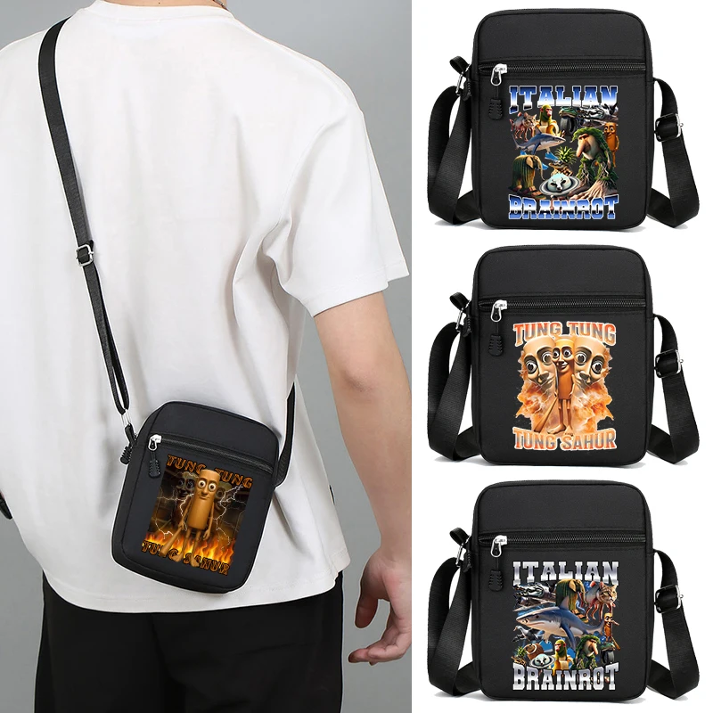 Italian Brainrot Men Crossbody Bag Tung Tung Tung Sahur Anime Storage Pouch Funny Meme Cartoon Cute Shoulder Bags Accessories
Italian Brainrot Men Crossbody Bag Tung Tung Tung Sahur Anime Storage Pouch Funny Meme Cartoon Cute Shoulder Bags Accessories