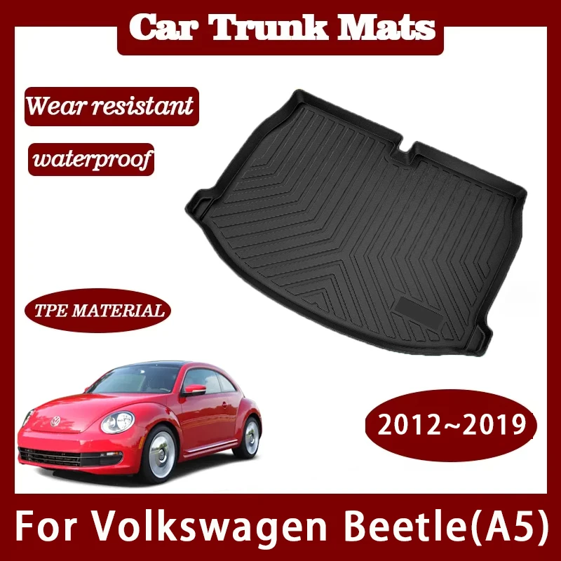 Car Rear Trunk Mats For Volkswagen Beetle A5 VW Coccinelle Maggiolino 2012-2019 TPE Storage Covers Cargo Liners Auto Accessories
Car Rear Trunk Mats For Volkswagen Beetle A5 VW Coccinelle Maggiolino 2012-2019 TPE Storage Covers Cargo Liners Auto Accessories