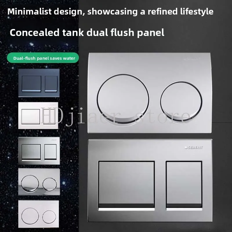 Alpha10/15 Concealed Wall-Mounted Toilet Tank Panel - Dual-Button Flush Toilet Tank Cover, Bathroom Fixture Accessory
Alpha10/15 Concealed Wall-Mounted Toilet Tank Panel - Dual-Button Flush Toilet Tank Cover, Bathroom Fixture Accessory