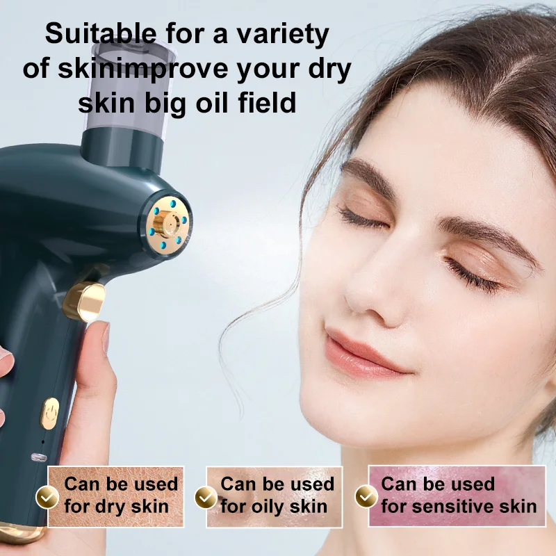 Blue light oxygen injection instrument replenishing spray gun Nano water oxygen instrument face essence introduction instrument
Blue light oxygen injection instrument replenishing spray gun Nano water oxygen instrument face essence introduction instrument