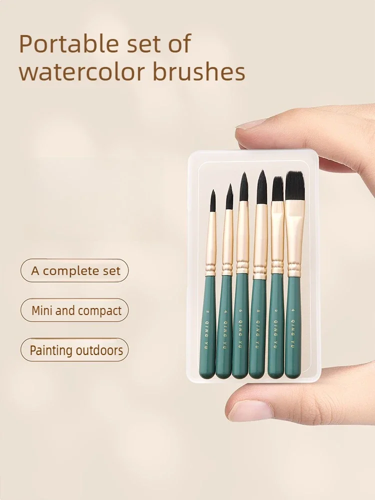 6 шт. мини-кисти для акварели с короткой ручкой, нейлоновые кисти для акриловой окраски, масляная живопись, канцелярские принадлежности, художественные школьные принадлежности
6 шт. мини-кисти для акварели с короткой ручкой, нейлоновые кисти для акриловой окраски, масляная живопись, канцелярские принадлежности, художественные школьные принадлежности