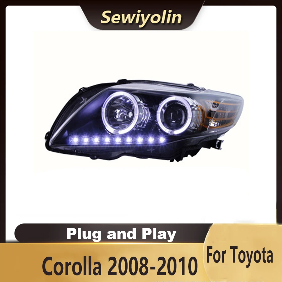 Автомобильные аксессуары для Toyota Corolla 2008-2010, фары в сборе, лампы дневного света, сигналы ДХО, подключи и работай в дневное время
Автомобильные аксессуары для Toyota Corolla 2008-2010, фары в сборе, лампы дневного света, сигналы ДХО, подключи и работай в дневное время
