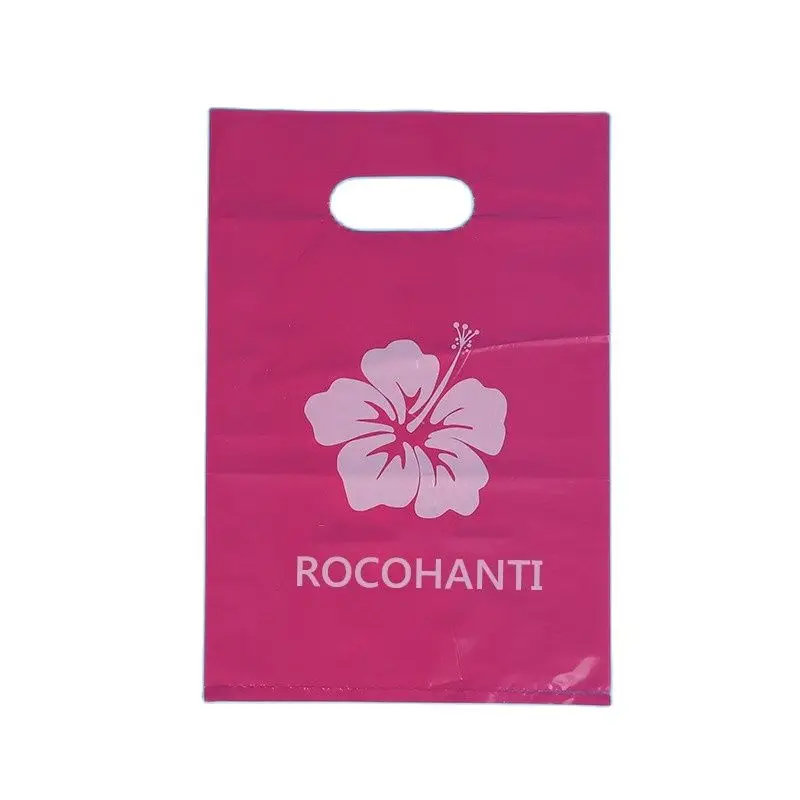 50X Reusable Pink Small Handle Shopping Bag Cute Custom LOGO Printing Die Cut Plastic Tote Bag with Handle Plastic Shopping Bag
50X Reusable Pink Small Handle Shopping Bag Cute Custom LOGO Printing Die Cut Plastic Tote Bag with Handle Plastic Shopping Bag
