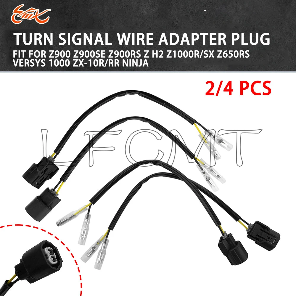 OEM Turn Signal Wiring Indicator Connector Plug Adapters Fit for KAWASAKI Z900 Z900SE Z900RS Z H2 Z1000R/SX Z650RS VERSYS 1000
OEM Turn Signal Wiring Indicator Connector Plug Adapters Fit for KAWASAKI Z900 Z900SE Z900RS Z H2 Z1000R/SX Z650RS VERSYS 1000