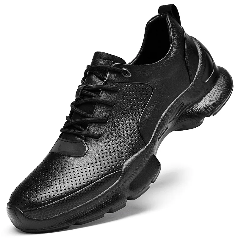 Hollow Breathable Men Cowhide Oxford Casual Elevator Shoes Outdoor Lightweight Commuting Thick Soled 6CM Height Increase Sneaker
Hollow Breathable Men Cowhide Oxford Casual Elevator Shoes Outdoor Lightweight Commuting Thick Soled 6CM Height Increase Sneaker