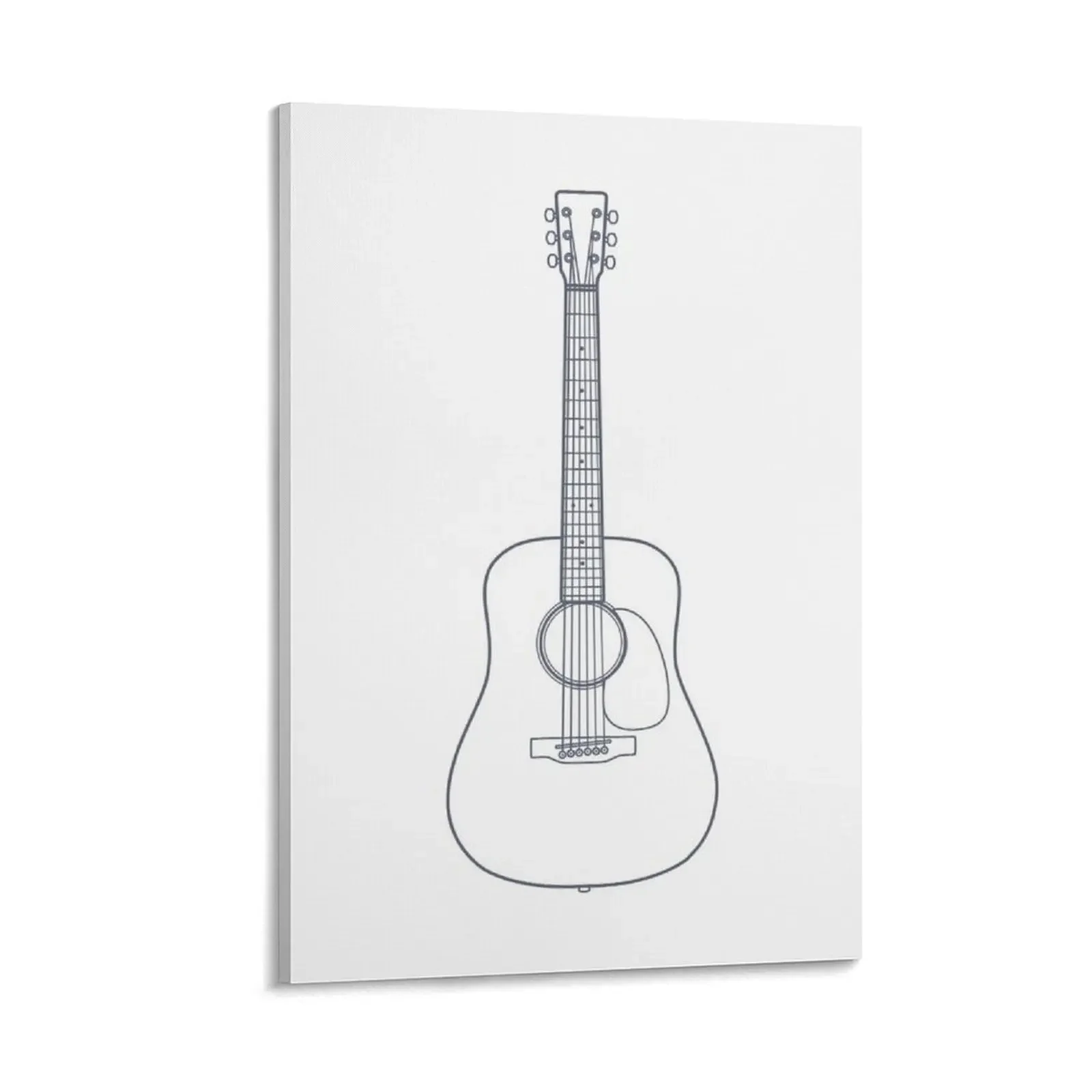 Dreadnought Style Acoustic Guitar Outline Canvas Painting Decoration for home home decoration accessories
Dreadnought Style Acoustic Guitar Outline Canvas Painting Decoration for home home decoration accessories