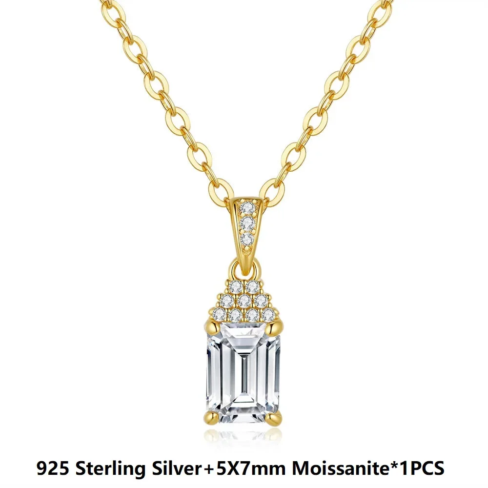 Luxury Solitaire 1ct Moissanite Women's Necklace Pendant -Wedding Pendant Gift & Bridal Engagement Gold Plated Chain Jewelry
Luxury Solitaire 1ct Moissanite Women's Necklace Pendant -Wedding Pendant Gift & Bridal Engagement Gold Plated Chain Jewelry