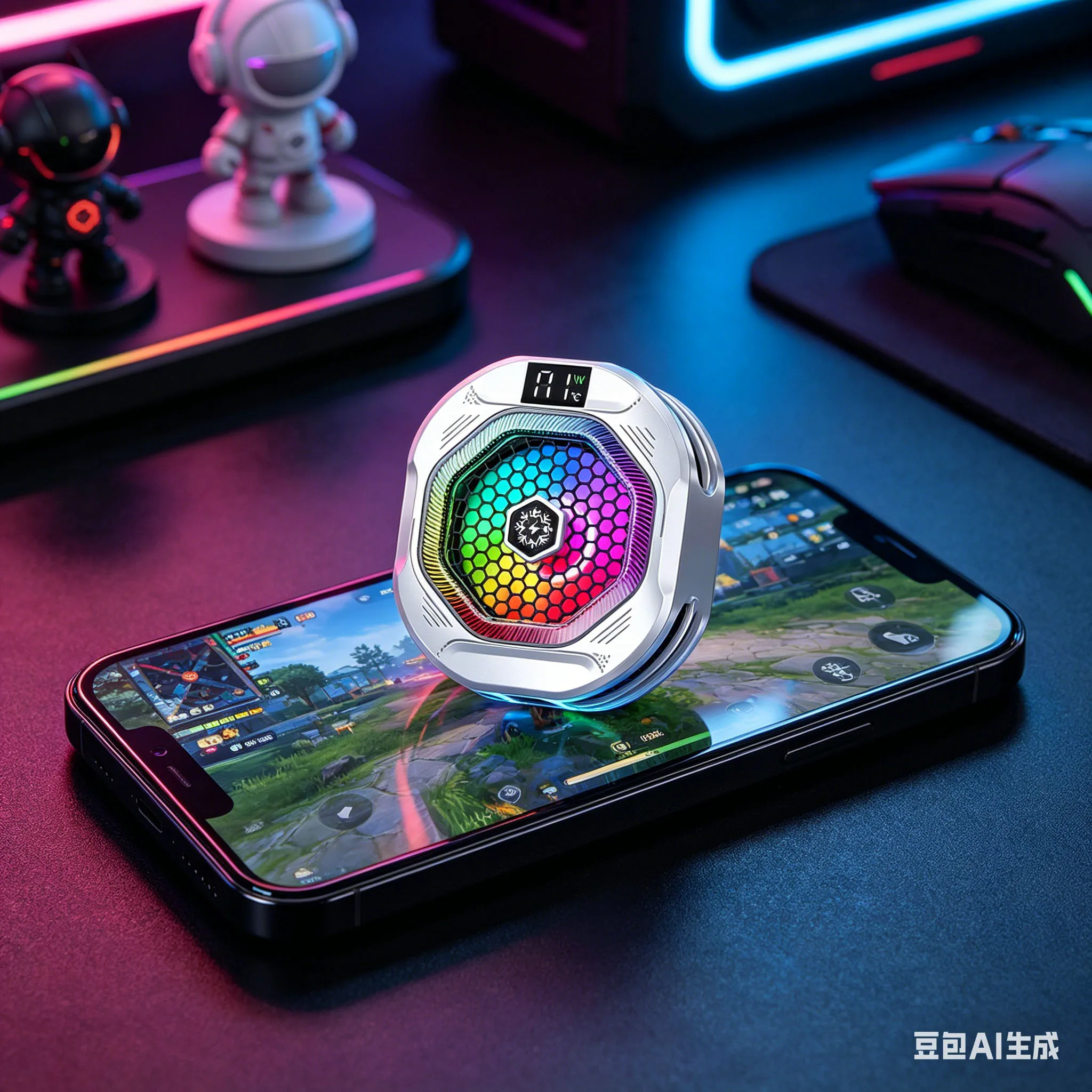 AI-Powered Mobile Phone Heatsink Portable Mobile Phone Radiator Intelligent Cellphone Cooling With Digital Display
AI-Powered Mobile Phone Heatsink Portable Mobile Phone Radiator Intelligent Cellphone Cooling With Digital Display