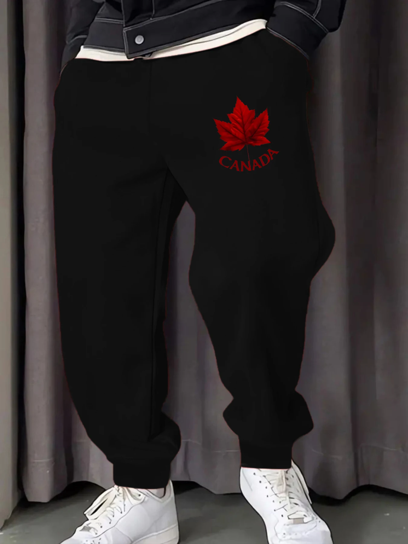 Canada And Maple Leaf Printed Man Sweatpants Fashion Warm Britches Trendy Street Long Pants Casual Hip Hop All-Match Trousers
Canada And Maple Leaf Printed Man Sweatpants Fashion Warm Britches Trendy Street Long Pants Casual Hip Hop All-Match Trousers