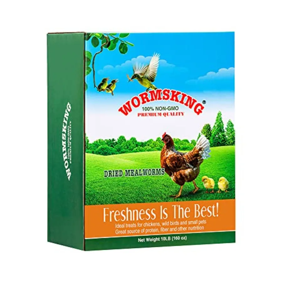 Dried Mealworms High Protein Meal Worms for Poultry Wild Birds Hedgehogs Hamsters Reptiles Great Chicken Food Bird Food
Dried Mealworms High Protein Meal Worms for Poultry Wild Birds Hedgehogs Hamsters Reptiles Great Chicken Food Bird Food