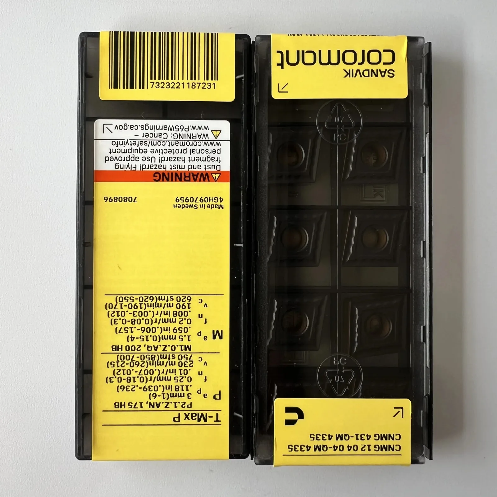 Original SANDVIK / CNMG120404-QM 4335 / Hard alloy CNC Blade 10 Pcs
Original SANDVIK / CNMG120404-QM 4335 / Hard alloy CNC Blade 10 Pcs