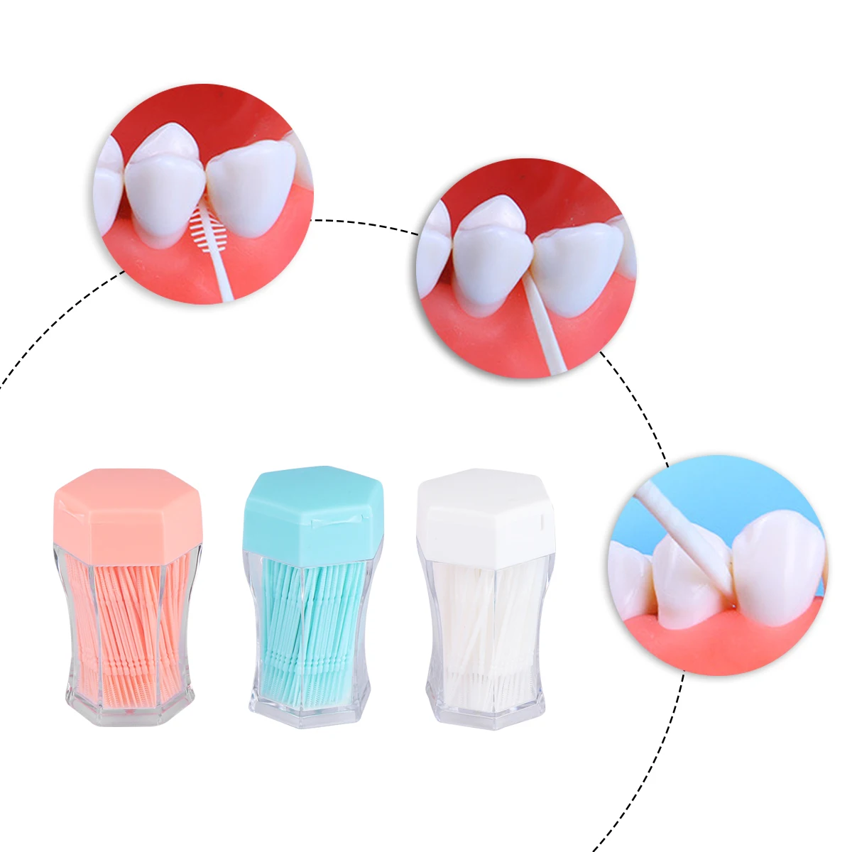 600pcs Interdental Soft Reusable Tooth Care Oral Hygiene Prevent Decay Packed Bottles Interdental Brush Lightweight
600pcs Interdental Soft Reusable Tooth Care Oral Hygiene Prevent Decay Packed Bottles Interdental Brush Lightweight