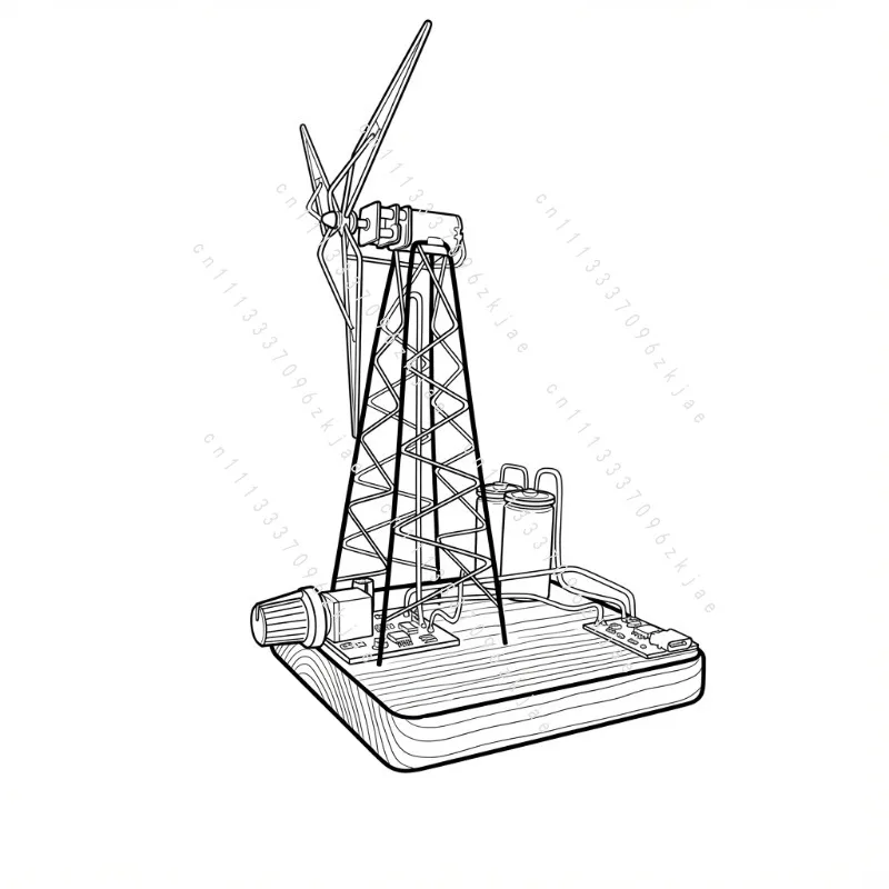 Industrial Style Bedside Lamp, Copper Desktop Decoration DIY Windmill Lamp Kit
Industrial Style Bedside Lamp, Copper Desktop Decoration DIY Windmill Lamp Kit