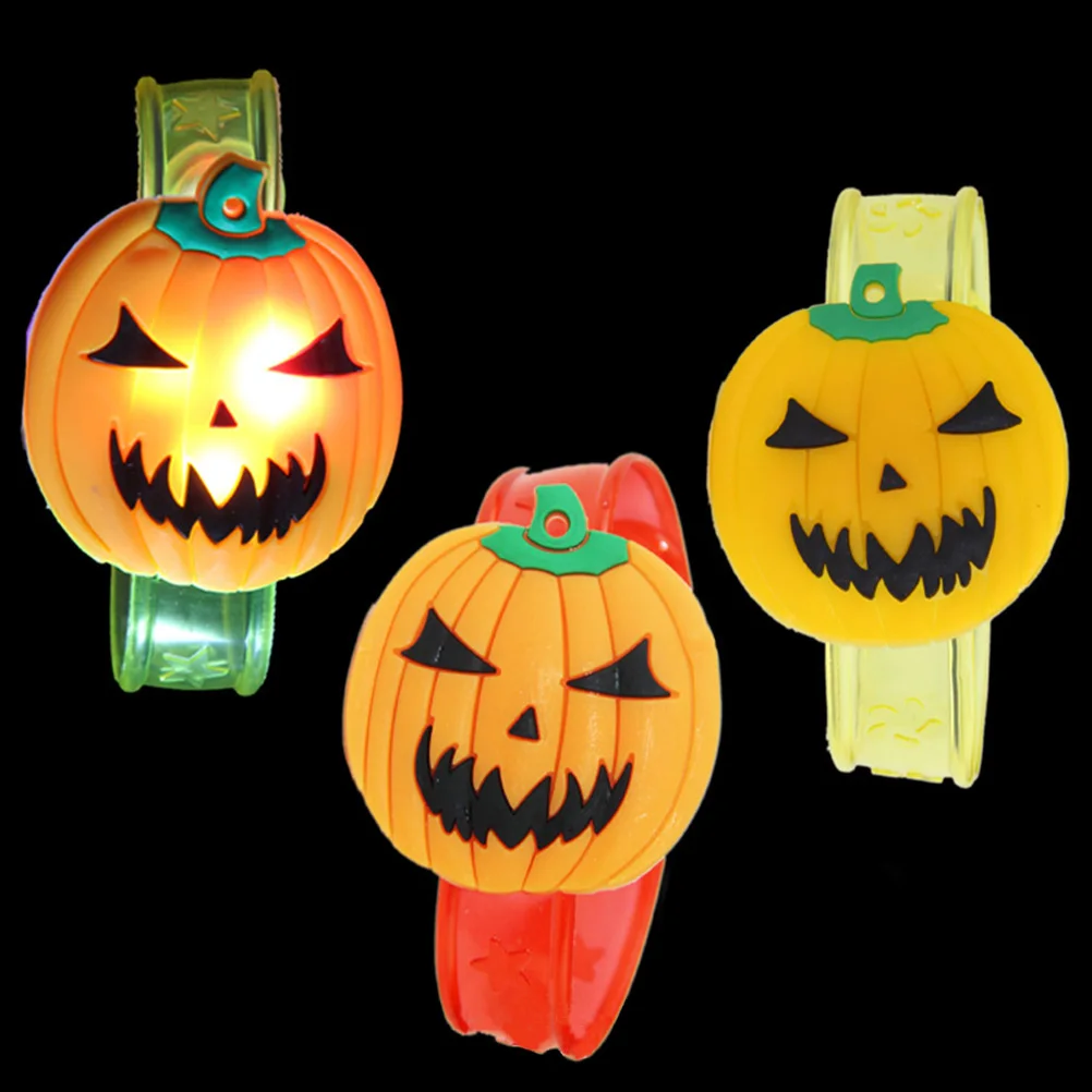 12 Pcs Glow Bracelet Halloween Bracelets Kid Shine Premium Quality Flash Flashing Pumpkin
12 Pcs Glow Bracelet Halloween Bracelets Kid Shine Premium Quality Flash Flashing Pumpkin