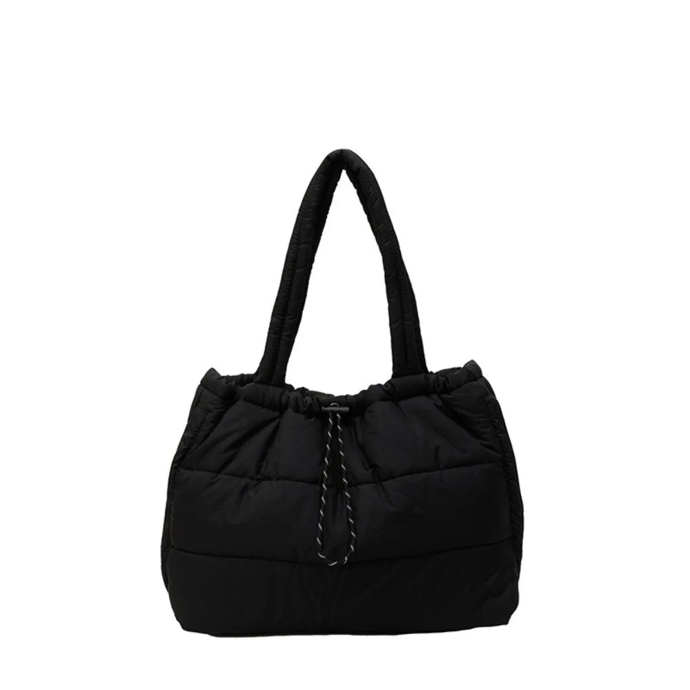 Легкая пышная стеганая большая сумка, универсальная пуховая сумка на плечо с завязками, мягкие нейлоновые сумки большой вместимости для подмышек, повседневные
Легкая пышная стеганая большая сумка, универсальная пуховая сумка на плечо с завязками, мягкие нейлоновые сумки большой вместимости для подмышек, повседневные