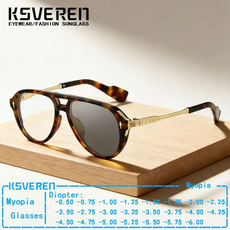 Дизайнерские фотохромные очки для близорукости-пилота, мужские готовые очки для близорукости по рецепту, уличные обесцвеченные очки для вождения
Дизайнерские фотохромные очки для близорукости-пилота, мужские готовые очки для близорукости по рецепту, уличные обесцвеченные очки для вождения