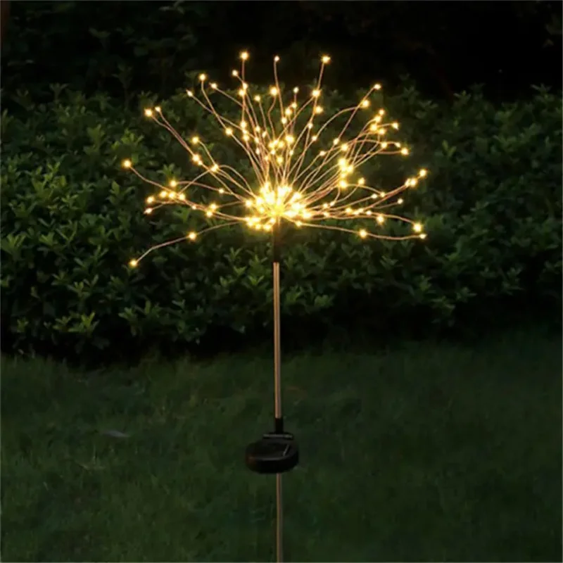 150 LED Solar Fireworks String Lights Waterproof Outdoor Christmas Flash Fairy Lights for Garden Landscape Lawn Party Decor
150 LED Solar Fireworks String Lights Waterproof Outdoor Christmas Flash Fairy Lights for Garden Landscape Lawn Party Decor