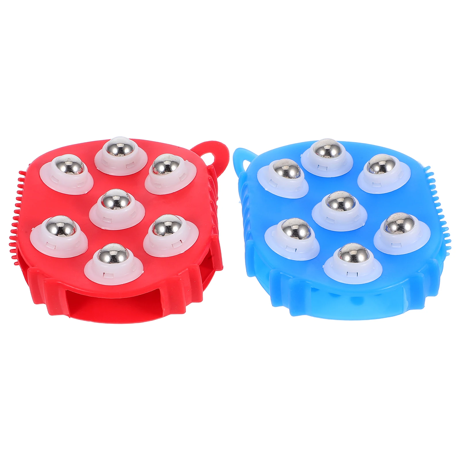 2pcs Roller Bead Massage Tools 4-Sided Brush Head Skin Cleansing Relaxation Portable Handheld Massager For Bath Shower Travel
2pcs Roller Bead Massage Tools 4-Sided Brush Head Skin Cleansing Relaxation Portable Handheld Massager For Bath Shower Travel