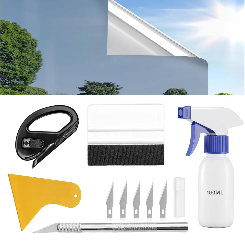 Window Tint Sun Blocking Film Tools RV Window Privacy Film Installation Tools Vehicle Vinyl Wrap Application Kit RV Accessories
Window Tint Sun Blocking Film Tools RV Window Privacy Film Installation Tools Vehicle Vinyl Wrap Application Kit RV Accessories