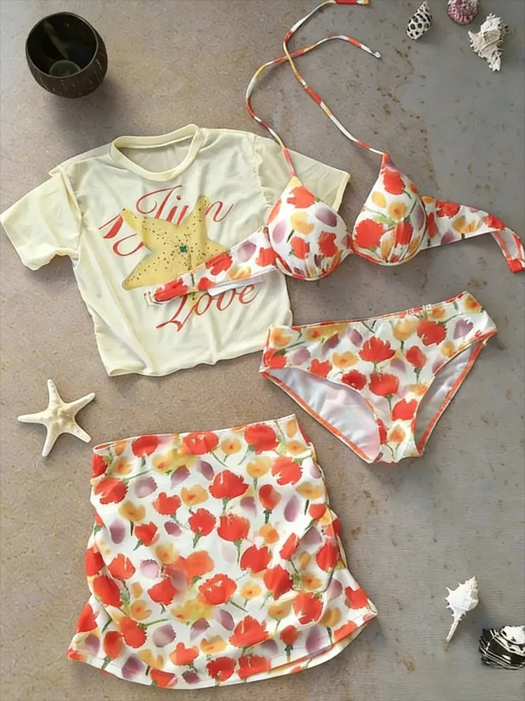 Elegant Sweet Cute High Waist Bikini Set Women Split Print Stylish Swimwear Chic Beach Summer Vacation Party Fashion 2026 New
Elegant Sweet Cute High Waist Bikini Set Women Split Print Stylish Swimwear Chic Beach Summer Vacation Party Fashion 2026 New