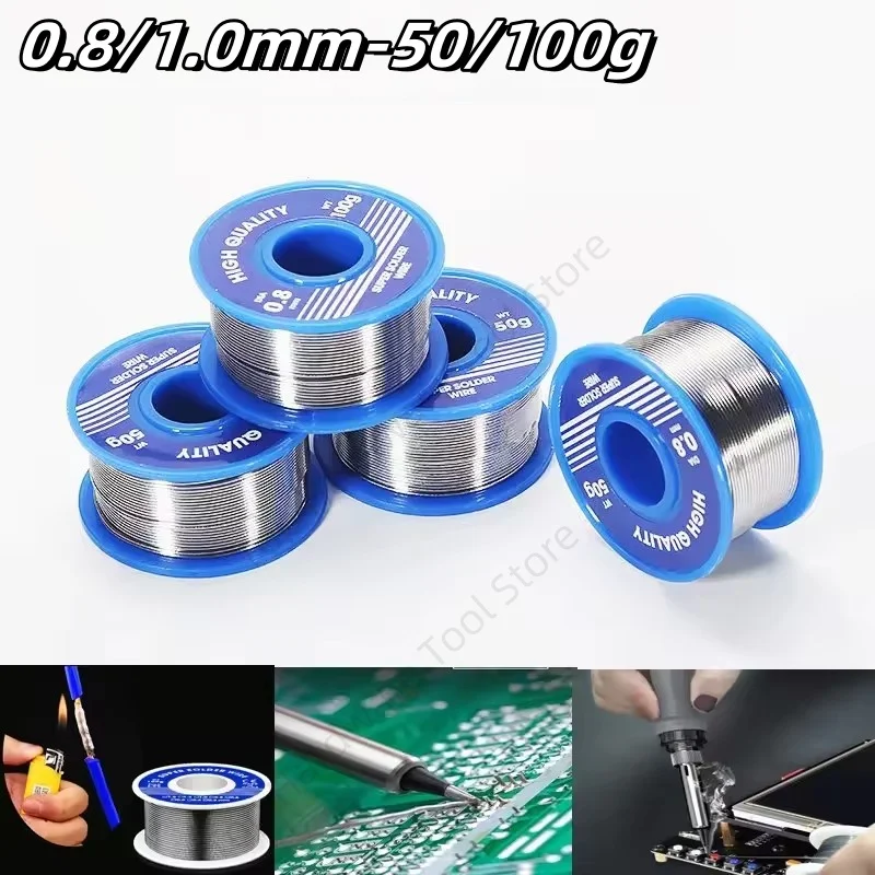 50/100g Tin Lead Tin Wire Melt Rosin Core Solder Soldering Wire Roll No-clean Low Melting FLUX 2.0% No Need Solder Powder
50/100g Tin Lead Tin Wire Melt Rosin Core Solder Soldering Wire Roll No-clean Low Melting FLUX 2.0% No Need Solder Powder