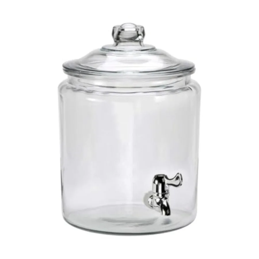 Heritage Hill Glass Drink Dispenser, 2 Gallon
Heritage Hill Glass Drink Dispenser, 2 Gallon