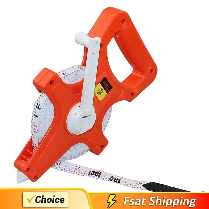 1 шт., 30 м/50 м/100 м, открытая лента из стекловолокна, пластиковый измерительный инструмент
1 шт., 30 м/50 м/100 м, открытая лента из стекловолокна, пластиковый измерительный инструмент