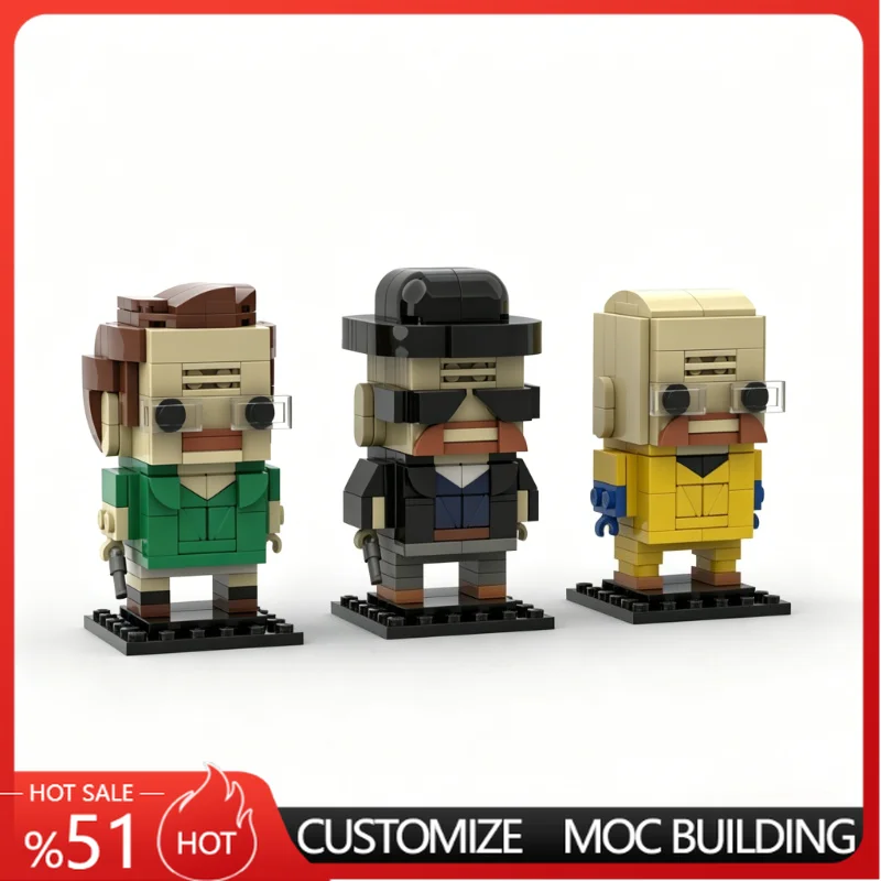 380 PCS Three Style Middle Aged Male Character Brick Head MOC Figure Model DIY Building Blocks Educational Holiday Popular Gift
380 PCS Three Style Middle Aged Male Character Brick Head MOC Figure Model DIY Building Blocks Educational Holiday Popular Gift