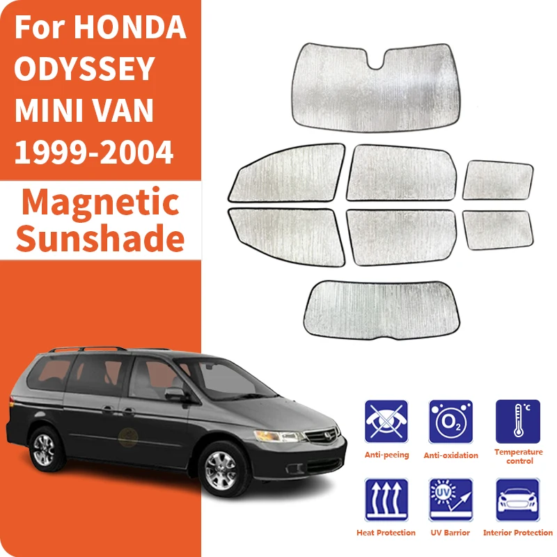 Солнцезащитные шторки для окон автомобиля, защита от ультрафиолета, аксессуары для HONDA ODYSSEY MINI VAN 1999-2004
Солнцезащитные шторки для окон автомобиля, защита от ультрафиолета, аксессуары для HONDA ODYSSEY MINI VAN 1999-2004