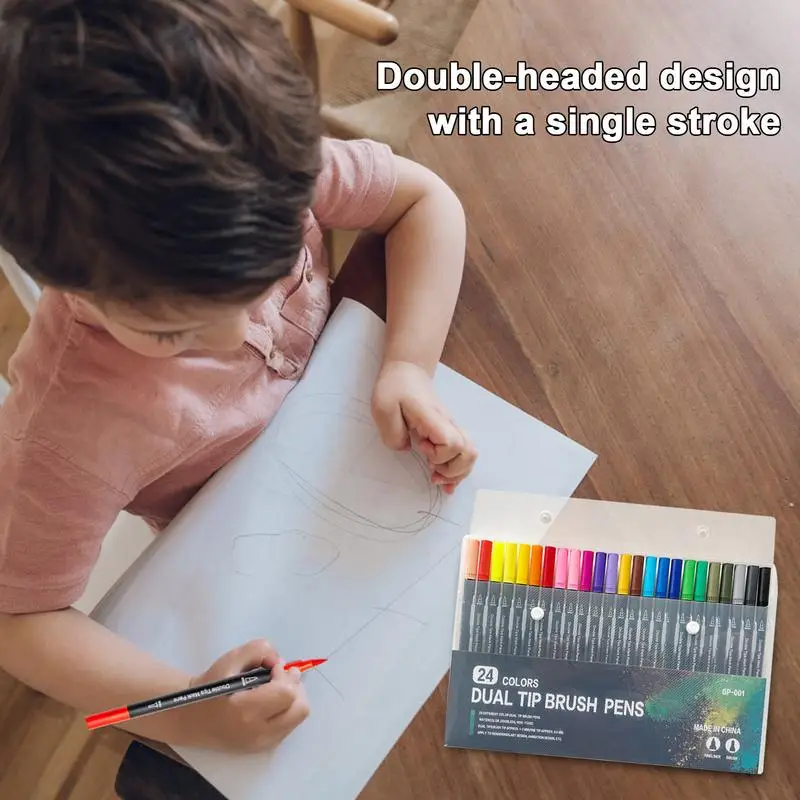 24 Watercolor Paint Brush Pens Double Ended Watercolor Brush Markers Portable Water Based Drawing Marker Brushes Pen For
24 Watercolor Paint Brush Pens Double Ended Watercolor Brush Markers Portable Water Based Drawing Marker Brushes Pen For