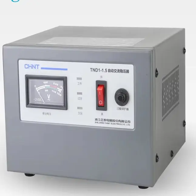 Стабилизатор напряжения 1500 Вт, входное напряжение 160–250 В и выход 220 В, бытовой автоматический стабилизированный источник питания, инструмент TND1-1,5
Стабилизатор напряжения 1500 Вт, входное напряжение 160–250 В и выход 220 В, бытовой автоматический стабилизированный источник питания, инструмент TND1-1,5