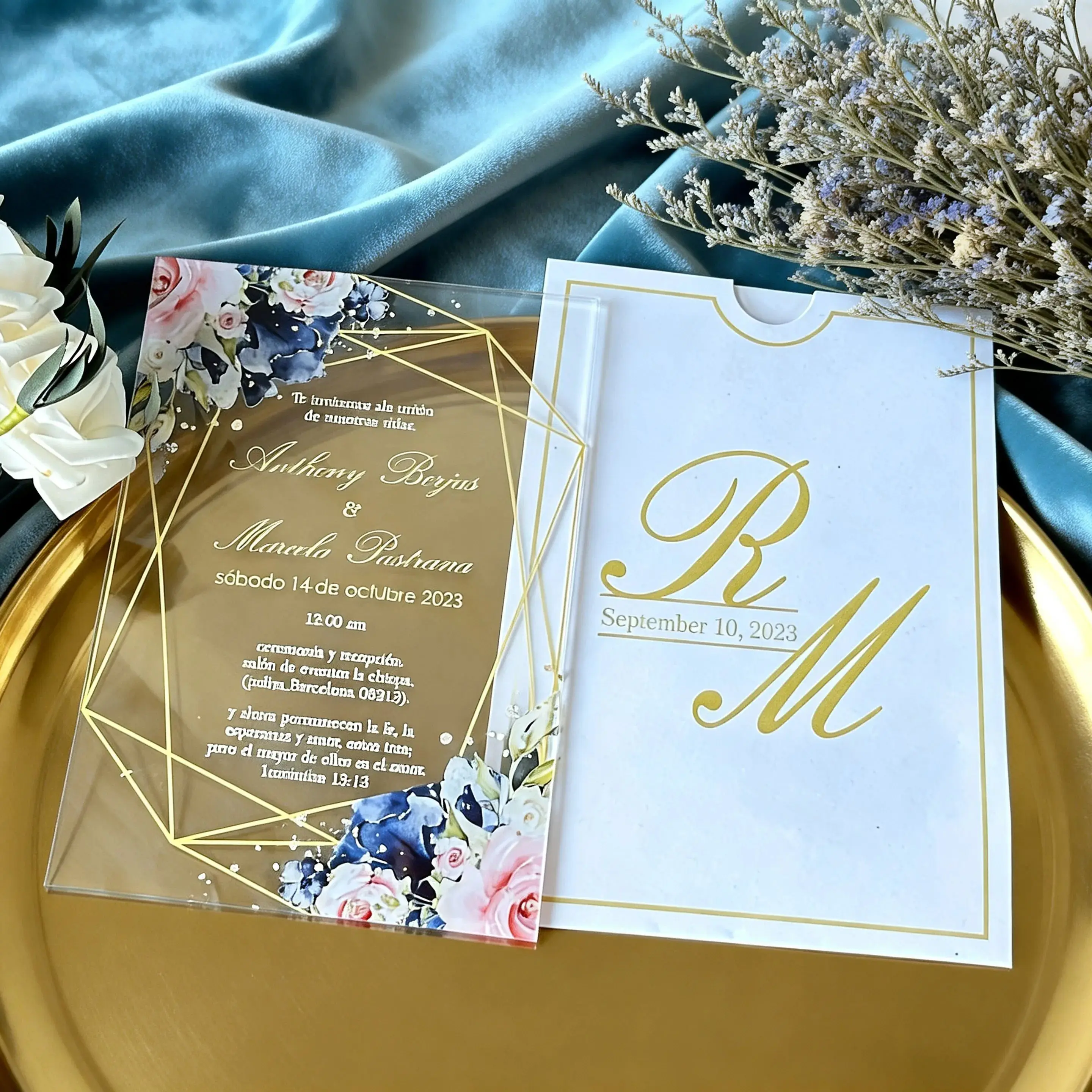 10Pcs Custom Acrylic Wedding Invitations,Transparent Quinceanera Invites,Personalized Birthday Party Decoration & Gift Cards
10Pcs Custom Acrylic Wedding Invitations,Transparent Quinceanera Invites,Personalized Birthday Party Decoration & Gift Cards