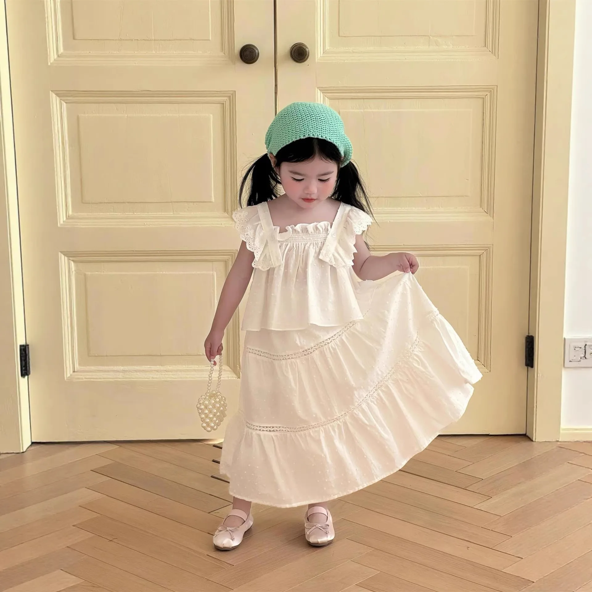 Girls Set 2026 Spring Summer Jacquard Flying Sleeve Lace Doll Shirt Half Body Skirt Temperament Casual Fashion Two Piece Set
Girls Set 2026 Spring Summer Jacquard Flying Sleeve Lace Doll Shirt Half Body Skirt Temperament Casual Fashion Two Piece Set