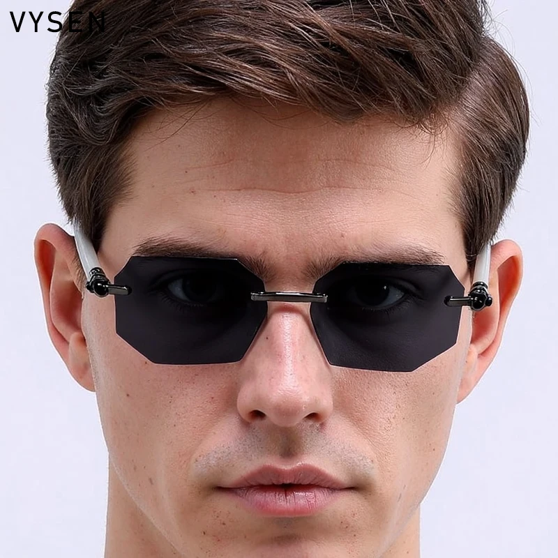 Punk Polygon Rectangle Rimless Octagon Sunglasses Men 2025 Luxury Trendy Brand Vintage Metal Frame Sun Glasses UV400 Eyewear
Punk Polygon Rectangle Rimless Octagon Sunglasses Men 2025 Luxury Trendy Brand Vintage Metal Frame Sun Glasses UV400 Eyewear