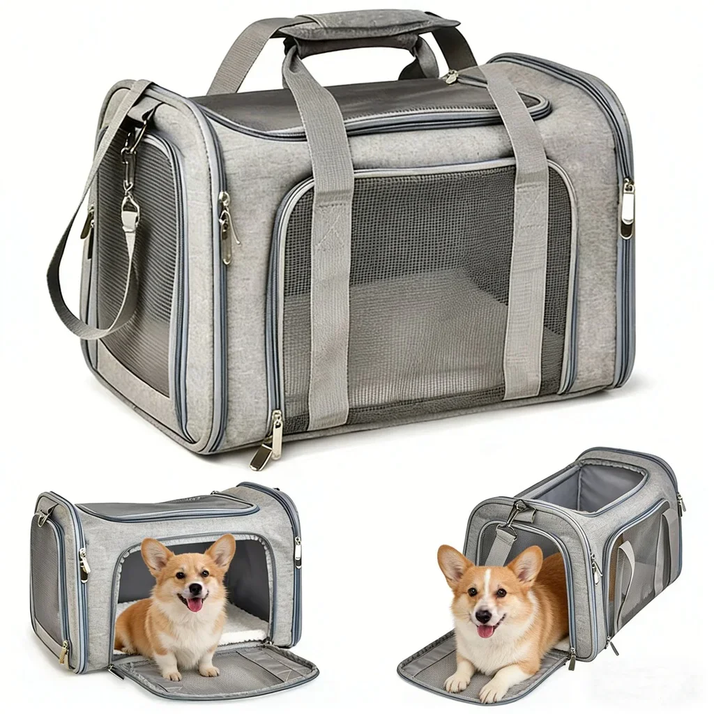 Pet Dog Carrier Bag Soft Side Backpack Cat Pet Carriers Dog Travel Bags Airline Approved Transport For Small Dogs Cats Outgoing
Pet Dog Carrier Bag Soft Side Backpack Cat Pet Carriers Dog Travel Bags Airline Approved Transport For Small Dogs Cats Outgoing
