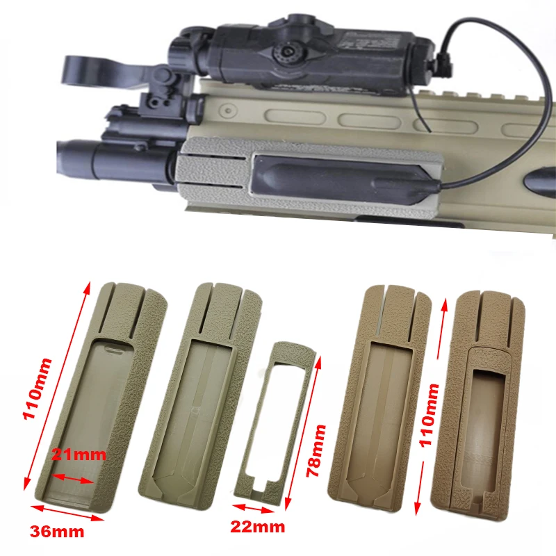 Tactical Airsoft 4.125" ITI TD Scar Pocket Panel Remote Switch Rail Pads Set Fits 20mm rails PEQ Flashlight Accessory
Tactical Airsoft 4.125" ITI TD Scar Pocket Panel Remote Switch Rail Pads Set Fits 20mm rails PEQ Flashlight Accessory